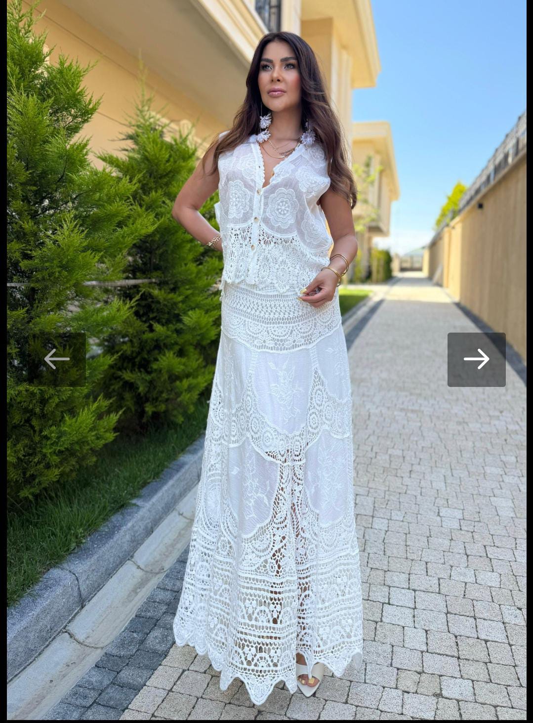 White embroidery top - Image 3