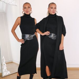 Black Two-Piece Dress