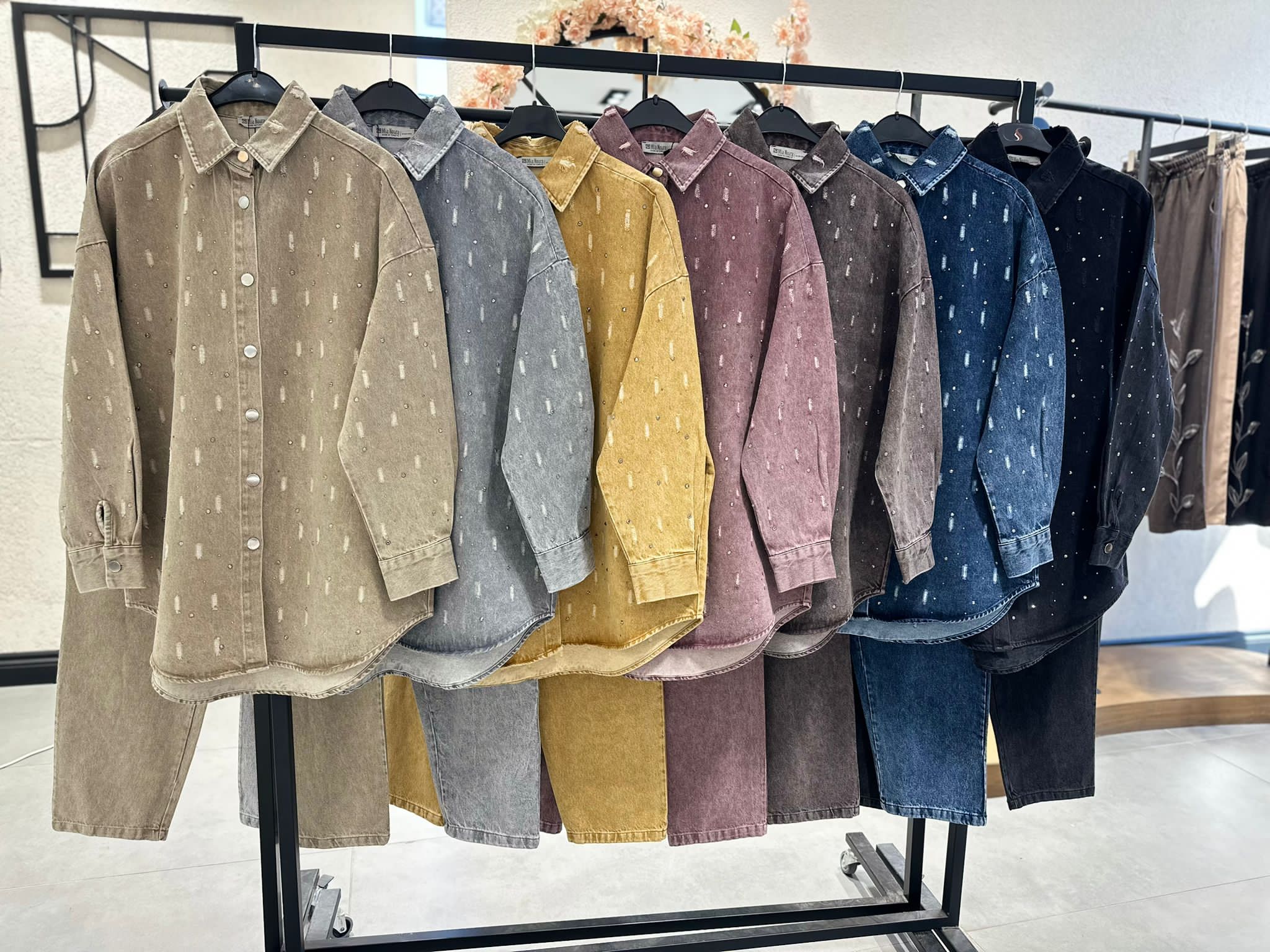 Gray jeans suit - Image 7