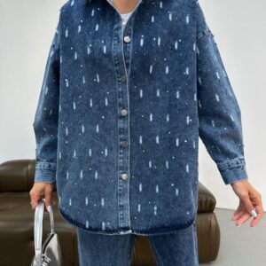 Blue jeans suit