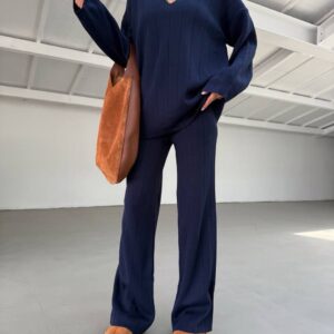 Navy Wool Suit