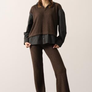Green Vest-Style Suit