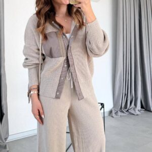 Beige suit